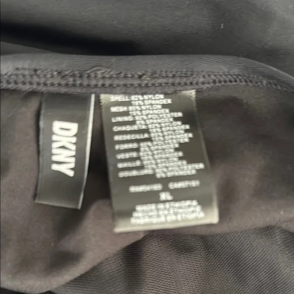 DKNY Black Classic One-Piece Swimsuit - Picture 6 of 6